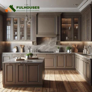 Custom French Country Kitchen Cabinets