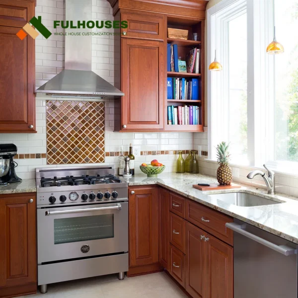 Custom Raised Panel Kitchen Cabinets - Image 4