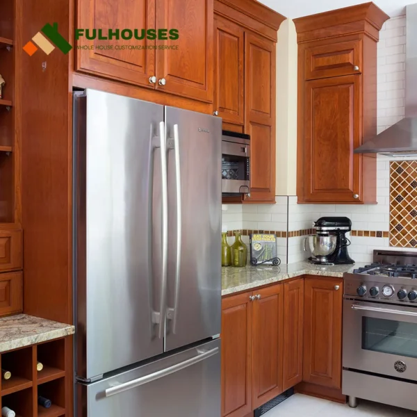 Custom Raised Panel Kitchen Cabinets - Image 3
