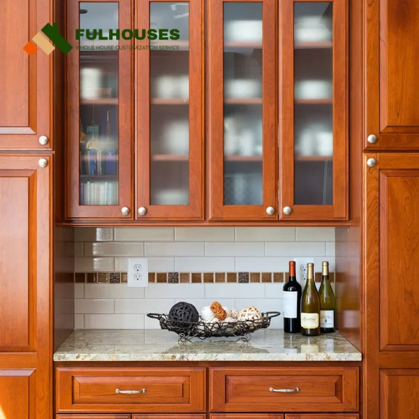 Custom Raised Panel Kitchen Cabinets - Image 5