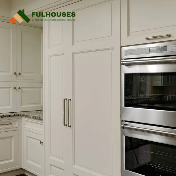 Custom Antique White Kitchen Cabinets - Image 3