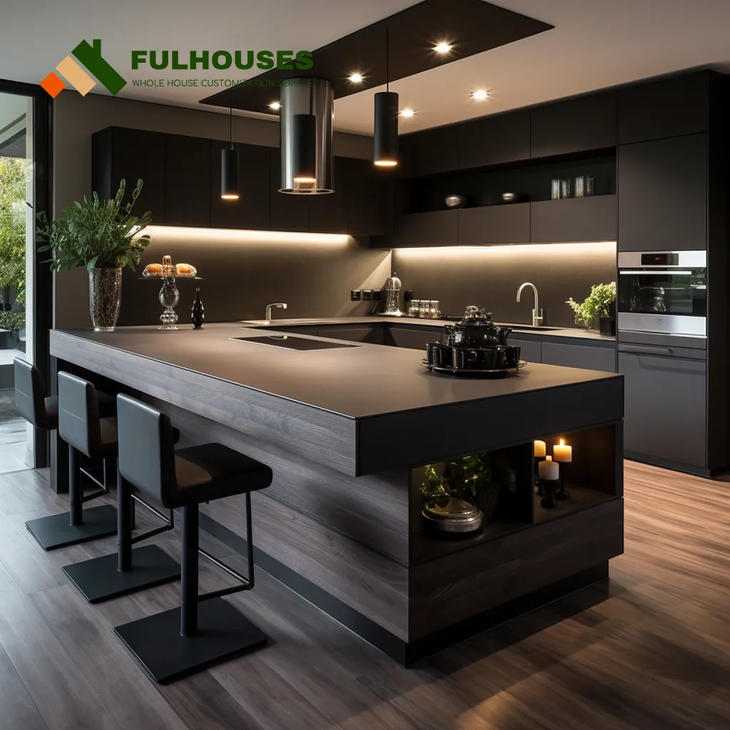 Custom Modern Kitchen Cabinets