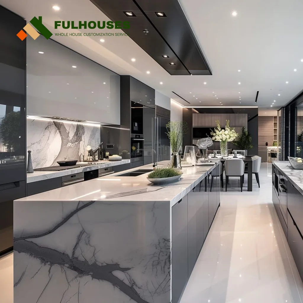 Custom Modern Kitchen Cabinetry