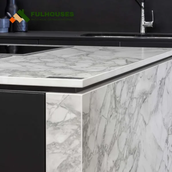 Custom Black Kitchen Cabinets Modern - Image 4