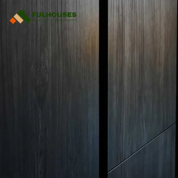 Custom Walnut Kitchen Cabinets Modern - Image 6