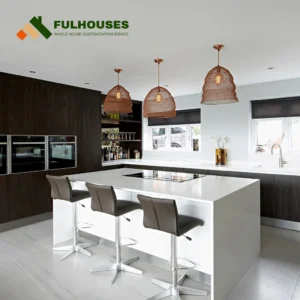 Custom Midcentury Modern Kitchen Cabinets