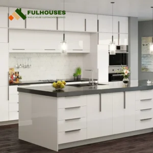 Custom Modern High Gloss Kitchen Cabinets