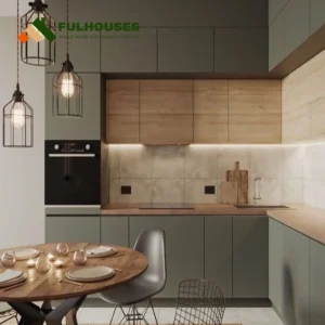 Custom Slab Kitchen Cabinets