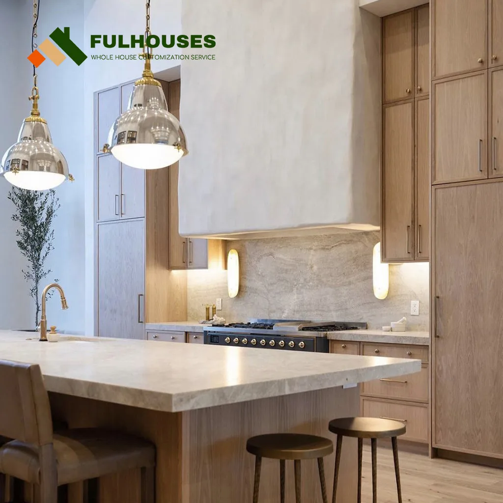 Custom Country Kitchen Cabinets - Image 2