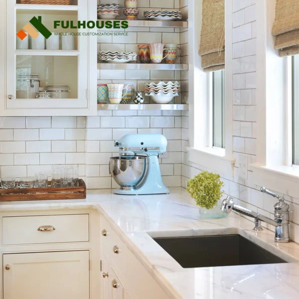 Custom Shaker Kitchen Cabinets - Image 3