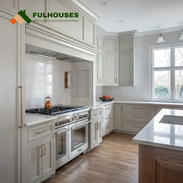 Custom Shaker Style Kitchen Cabinets - Image 4