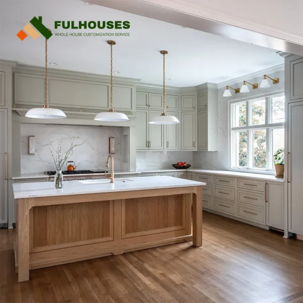 Custom Shaker Style Kitchen Cabinets - Image 3