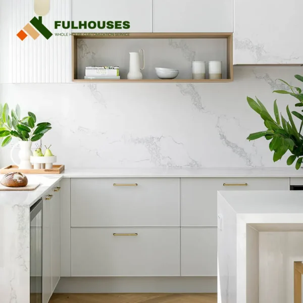 Custom White Shaker Kitchen Cabinets - Image 8