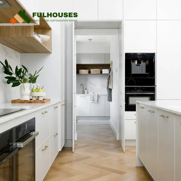 Custom White Shaker Kitchen Cabinets - Image 6