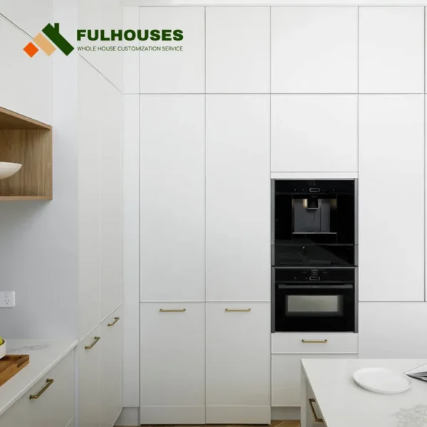 Custom White Shaker Kitchen Cabinets - Image 4