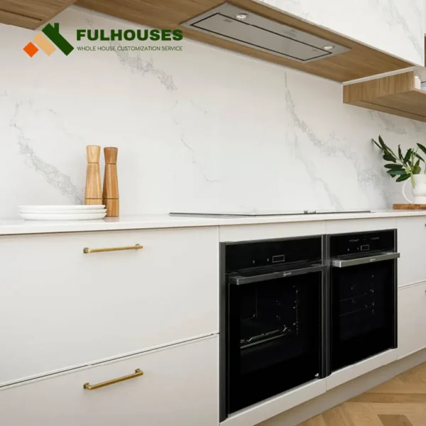 Custom White Shaker Kitchen Cabinets - Image 3