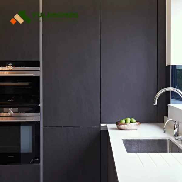 Custom Flat Panel Kitchen Cabinets - Image 5