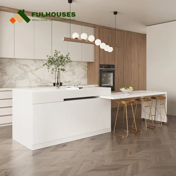 Custom Contemporary Kitchen Cabinets - Image 4