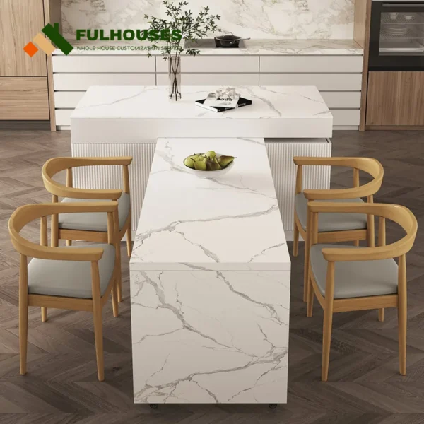 Custom Contemporary Kitchen Cabinets - Image 6