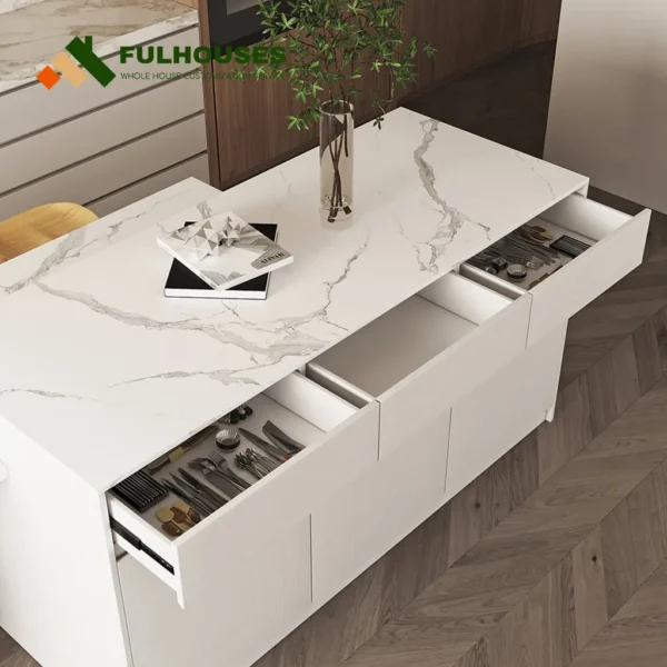 Custom Contemporary Kitchen Cabinets - Image 7