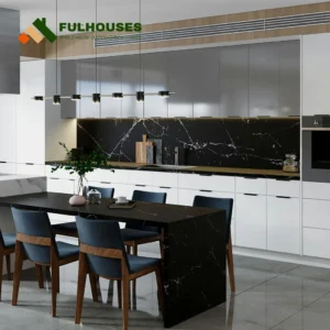 Custom Flat Kitchen Cabinets