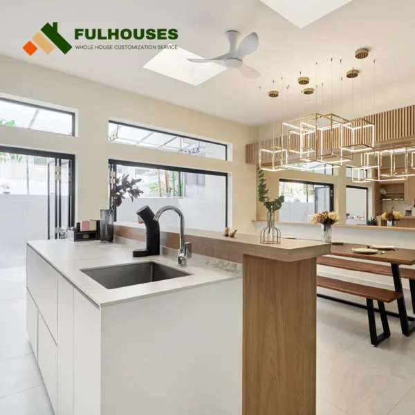 Custom Scandinavian Kitchen Cabinets - Image 3