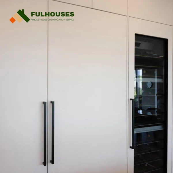 Custom All White Kitchen Cabinets - Image 4