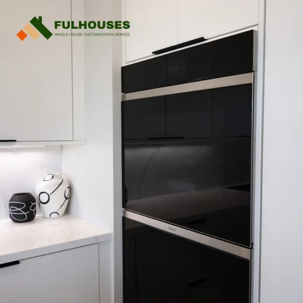 Custom All White Kitchen Cabinets - Image 5