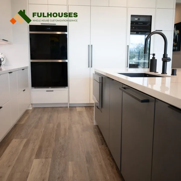 Custom All White Kitchen Cabinets - Image 7