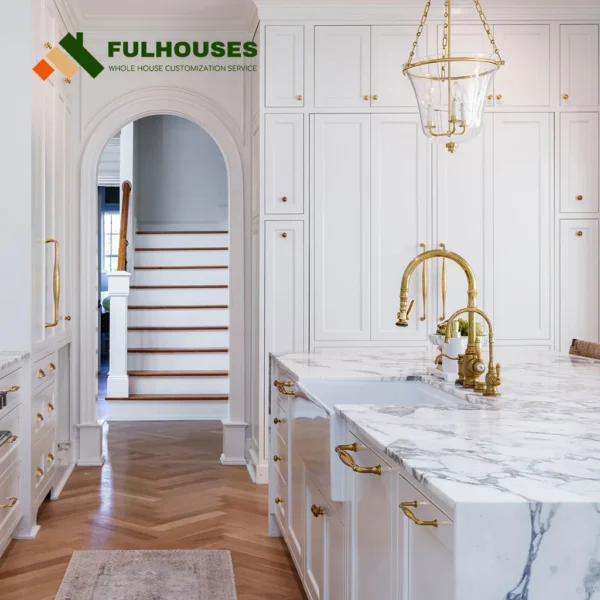 Custom Simple Kitchen Cabinets - Image 3