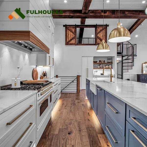 Custom Transitional Kitchen Cabinets - Image 6