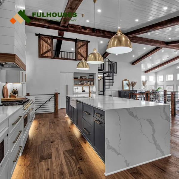 Custom Transitional Kitchen Cabinets - Image 5