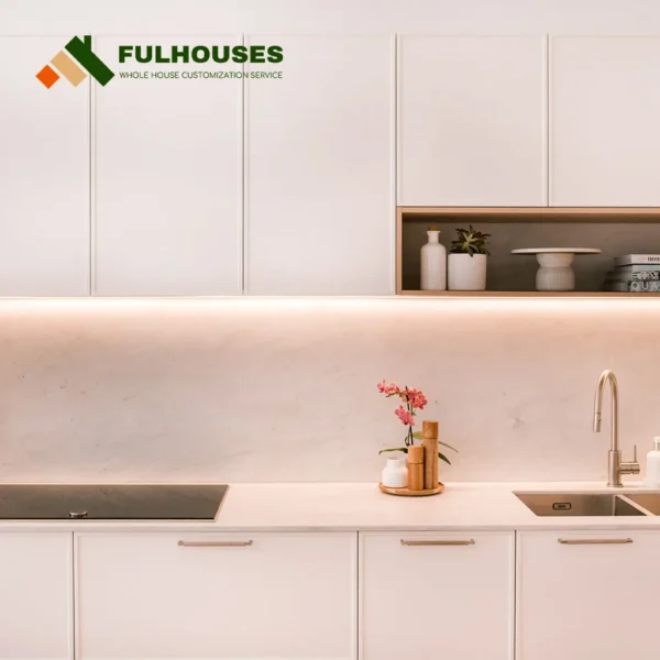 Custom White Kitchen Cupboards - Image 5