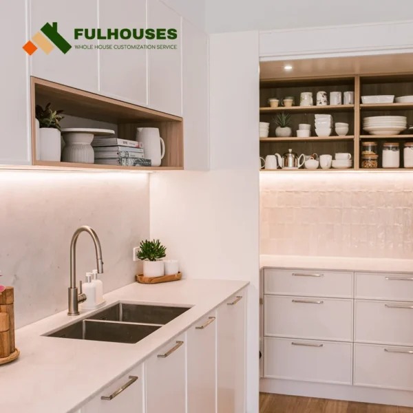Custom White Kitchen Cupboards - Image 4