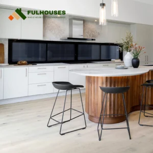 Custom Off White Kitchen Cabinets