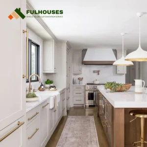 Custom Simply White Kitchen Cabinets