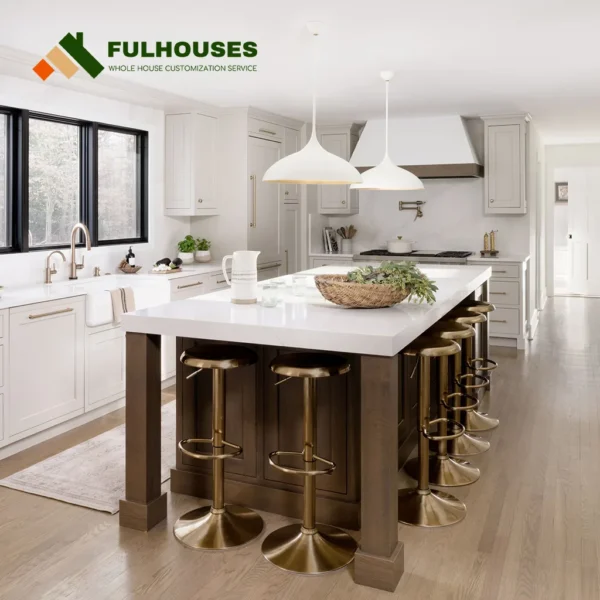 Custom Simply White Kitchen Cabinets - Image 5