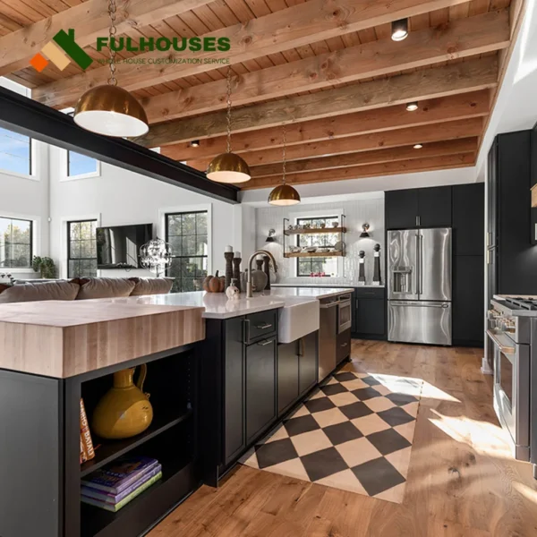 Custom Black Kitchen Cabinets - Image 5